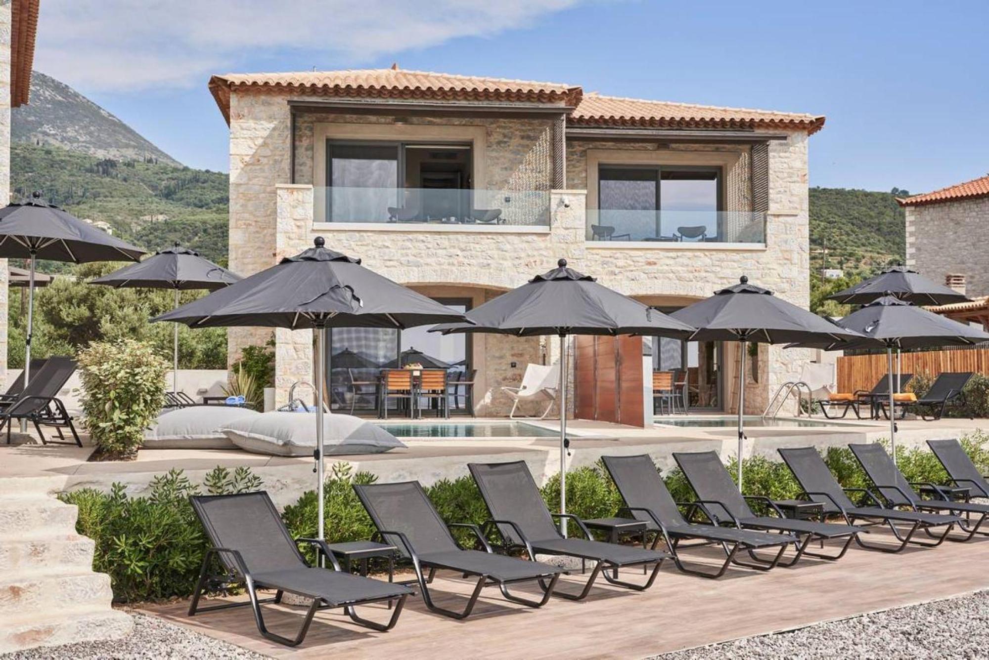 Beachfront Alassa Villas With Private Pools Kotronion  外观 照片